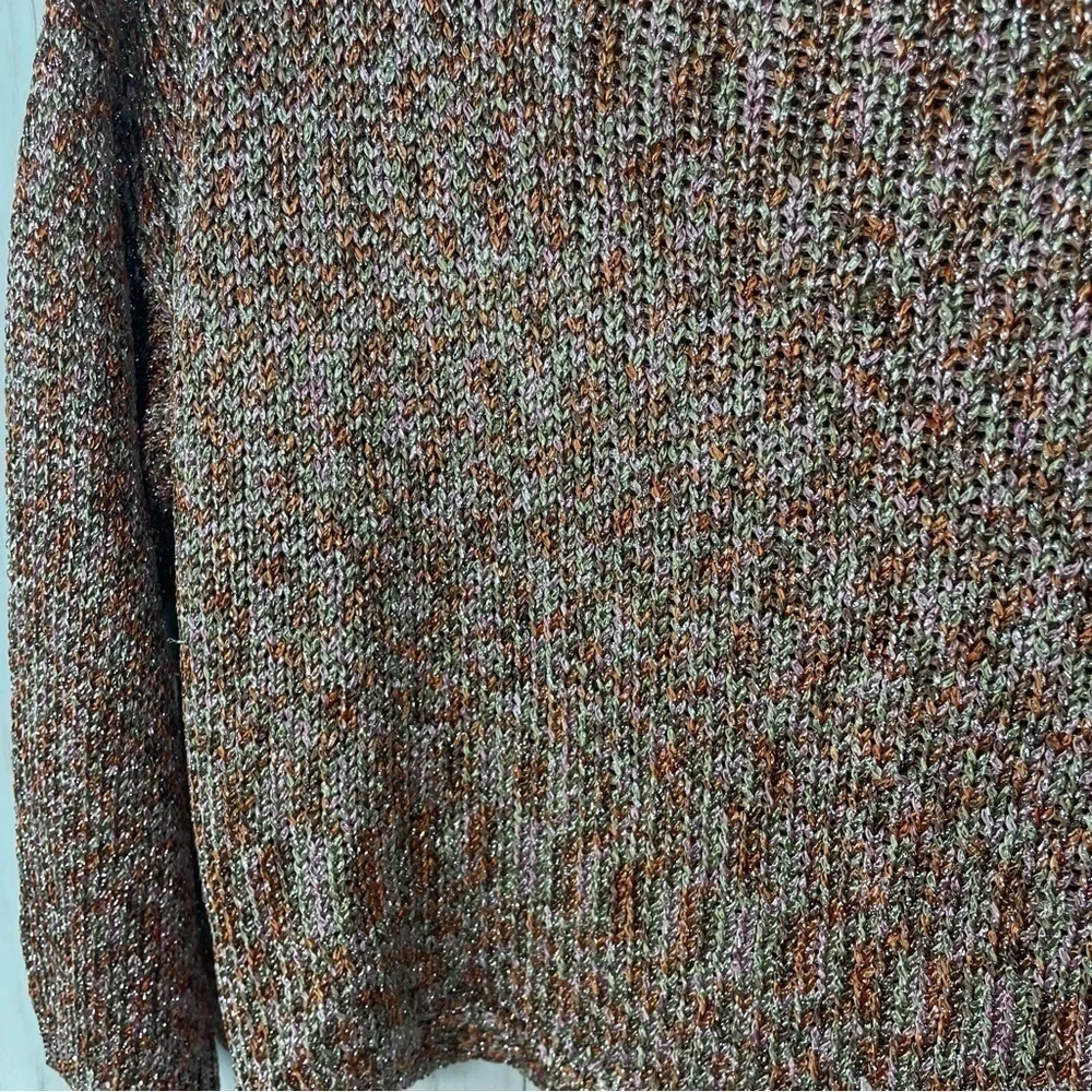 Parker sparkle lurex sweater medium